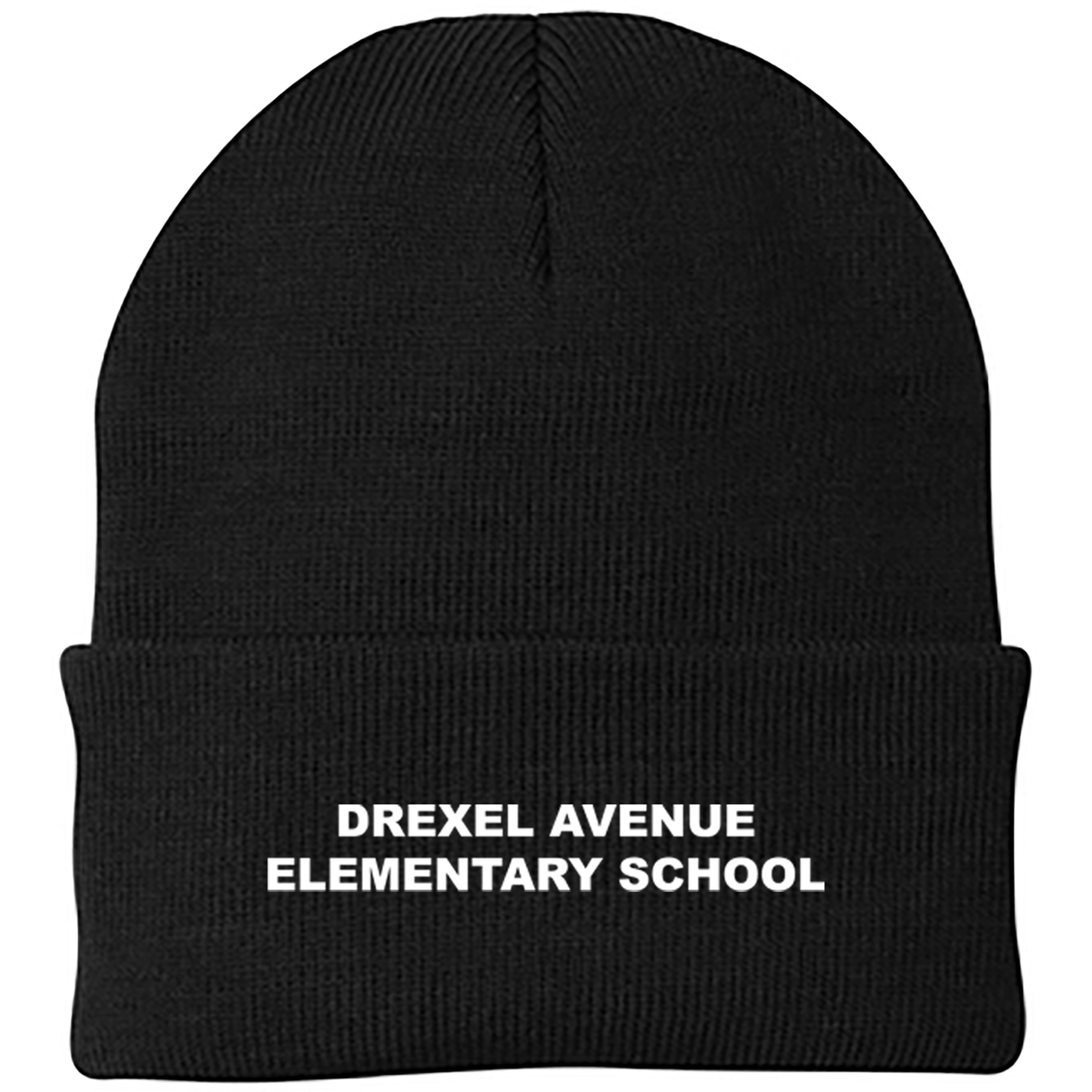 Drexel Avenue Elementary School Knit Beanie