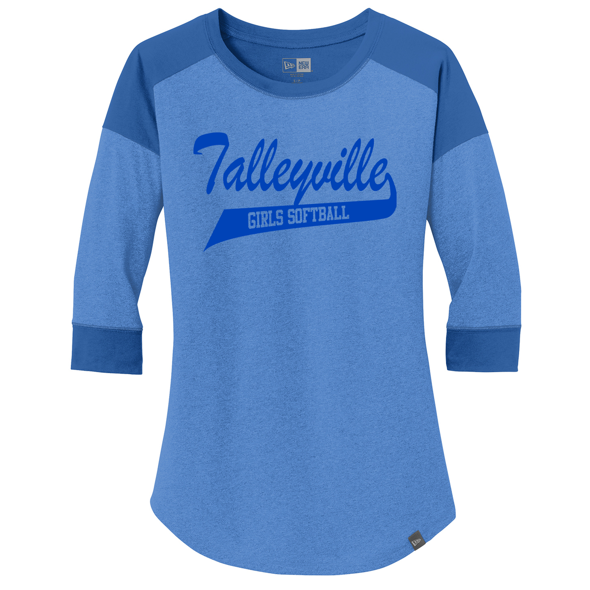 Talleyville Rec Softball Ladies 3/4 Raglan Baseball Tee