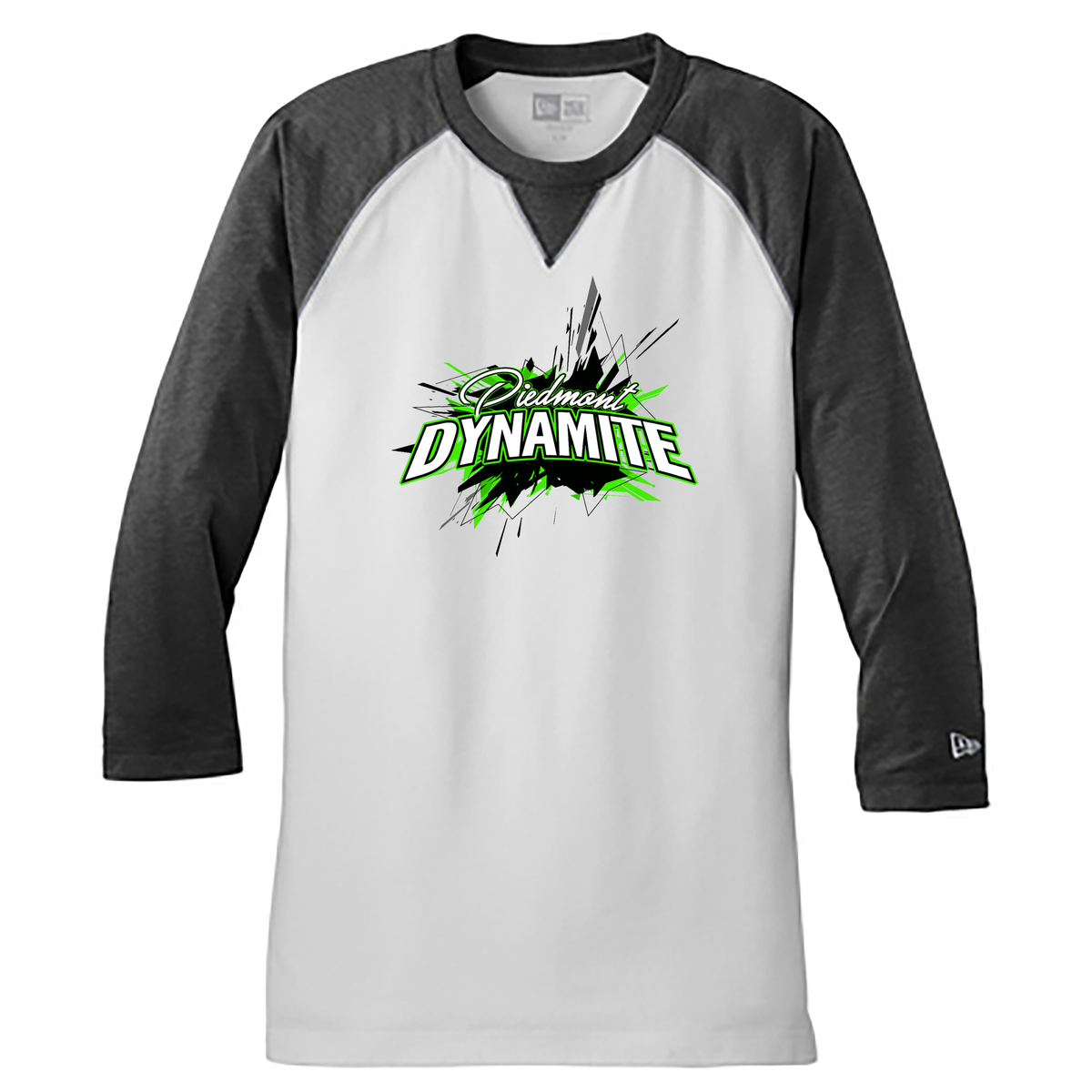 Piedmont Dynamite 3/4 Sleeve Baseball Tee