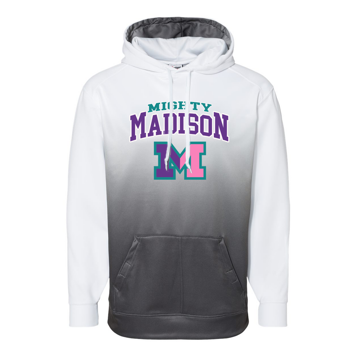 Mighty Madison Ombre Hooded Sweatshirt