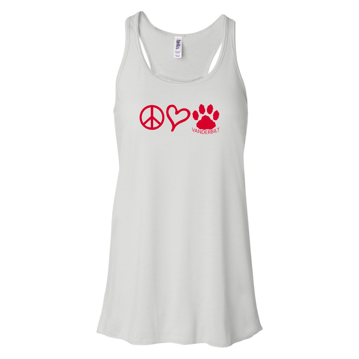 Vanderbilt Elementary School Flowy Racerback Tank