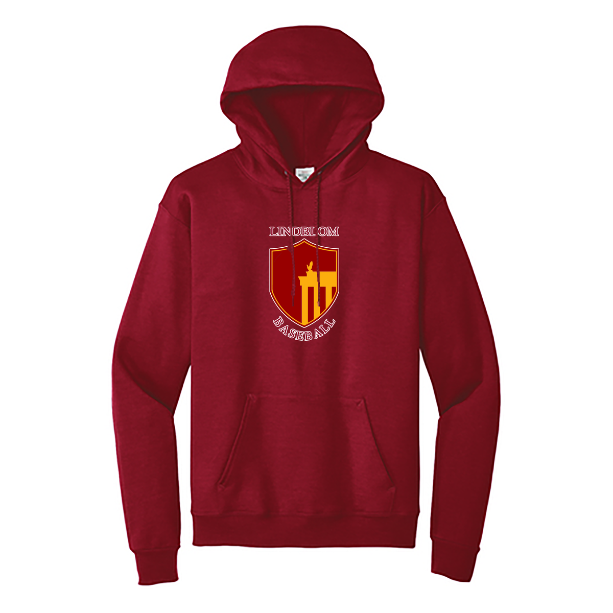 Lindblom Academy Baseball Ecosmart® Hooded Sweatshirt