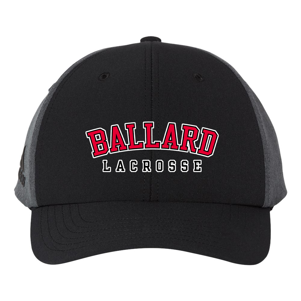 Ballard High School Boys Lacrosse Adidas Heathered Back Cap