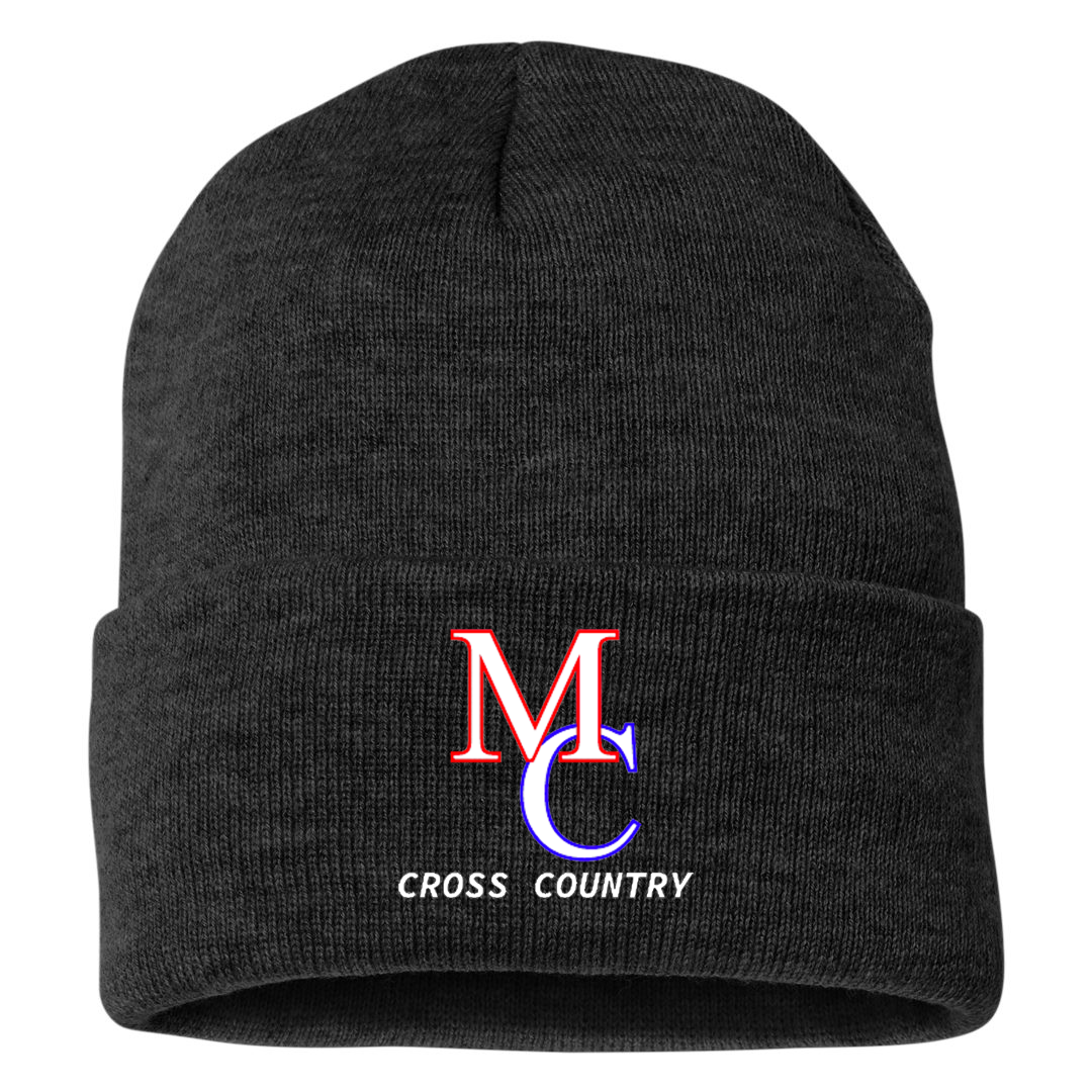 Middle Country Cross Country Fleece Lined 12" Cuffed Beanie