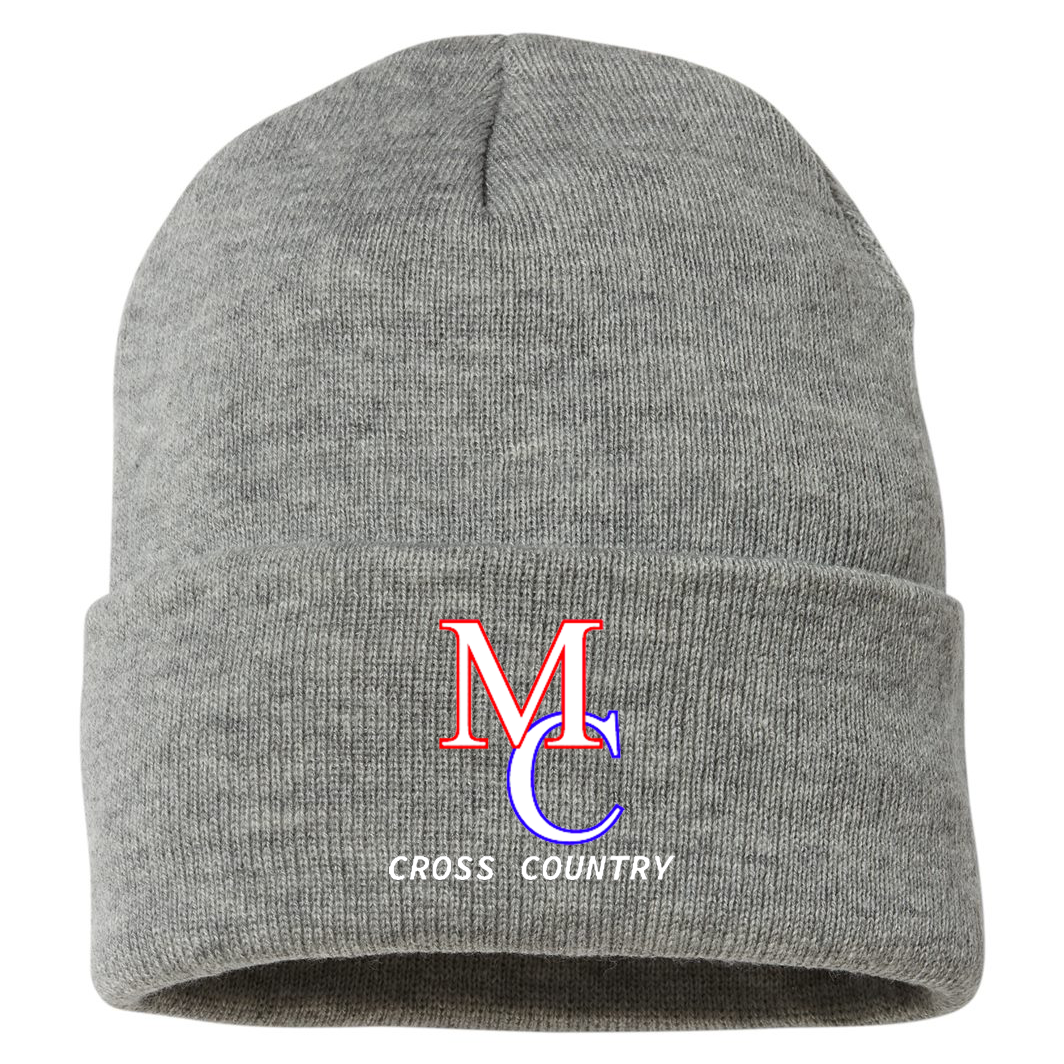 Middle Country Cross Country Fleece Lined 12" Cuffed Beanie