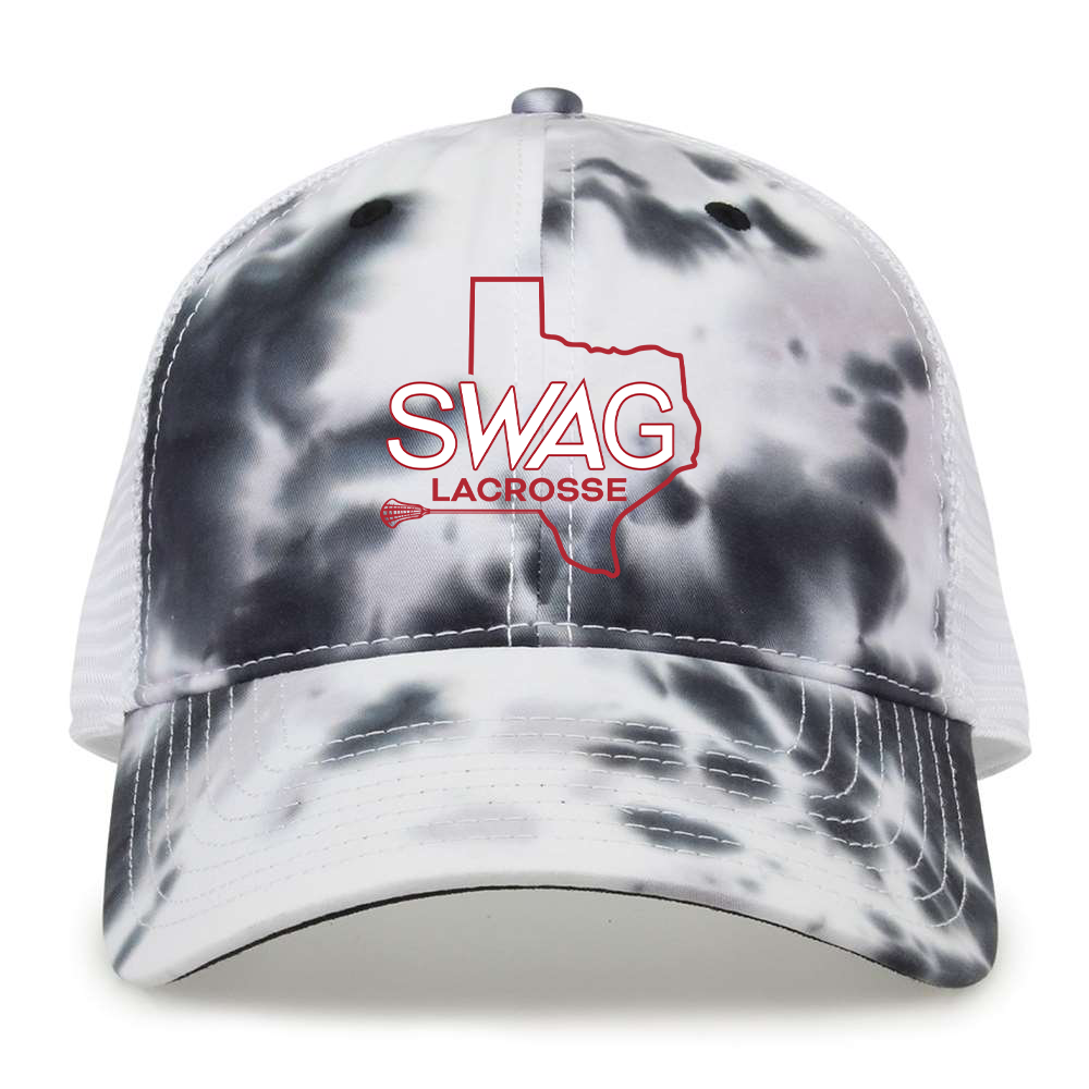 SWAG Lacrosse Tie-Dye Trucker