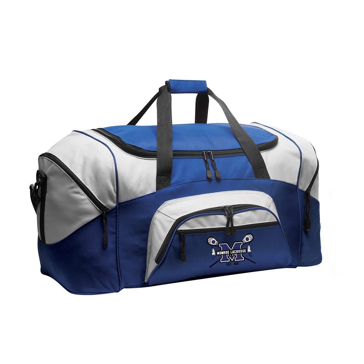 Monroe Braves Colorblock Sport Duffel Bag