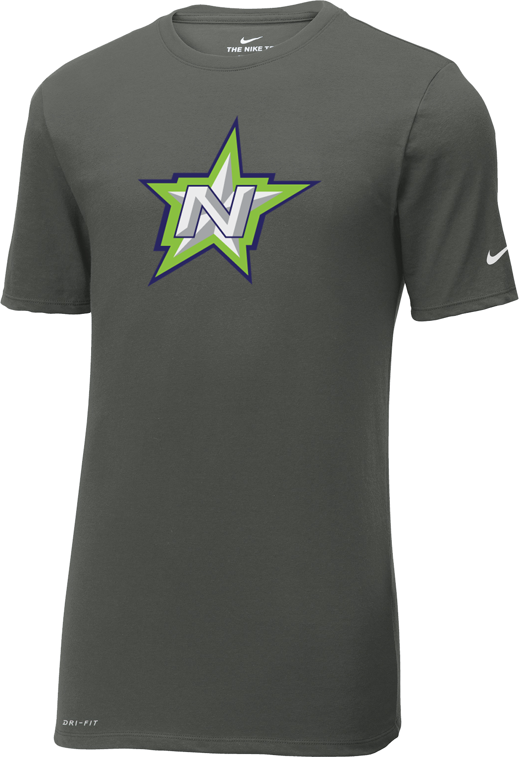 Northstar Baseball Men's Grey Nike Dri-Fit T-Shirt