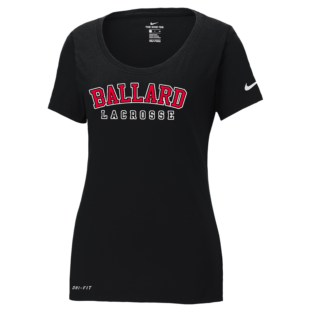 Ballard High School Boys Lacrosse Nike Ladies Dri-FIT Tee
