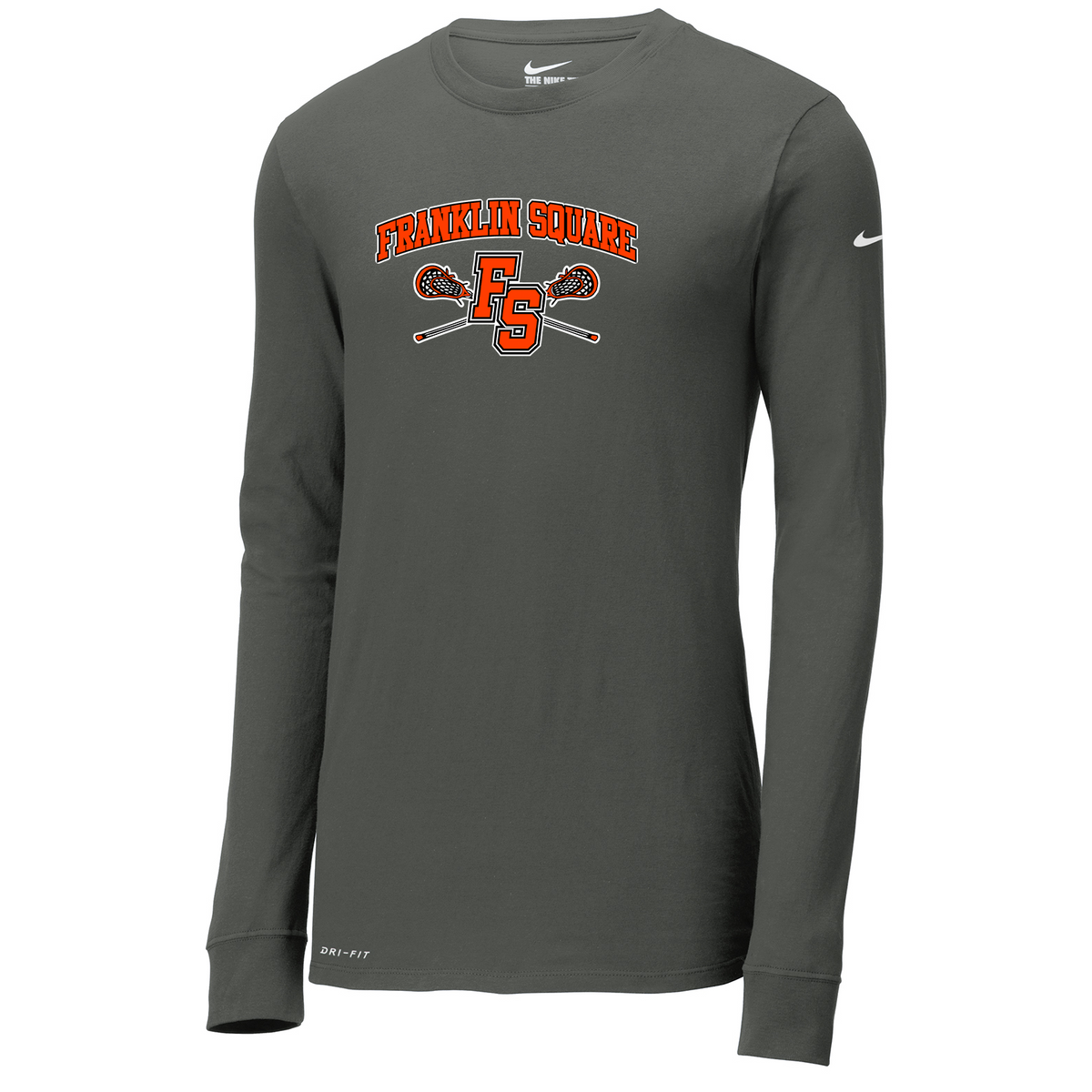 Franklin Square Lacrosse Nike Dri-FIT Long Sleeve Tee