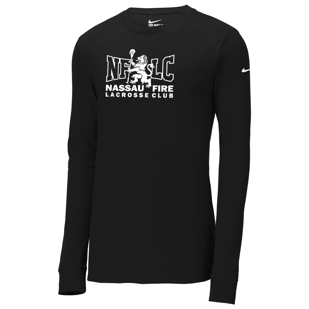 Nassau Fire Lacrosse Nike Dri-FIT Long Sleeve Tee