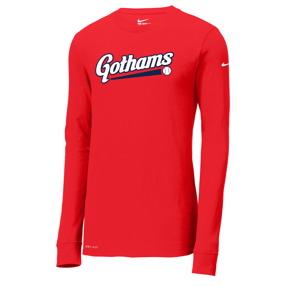 NY Gothams Baseball Nike Dri-FIT Long Sleeve Tee