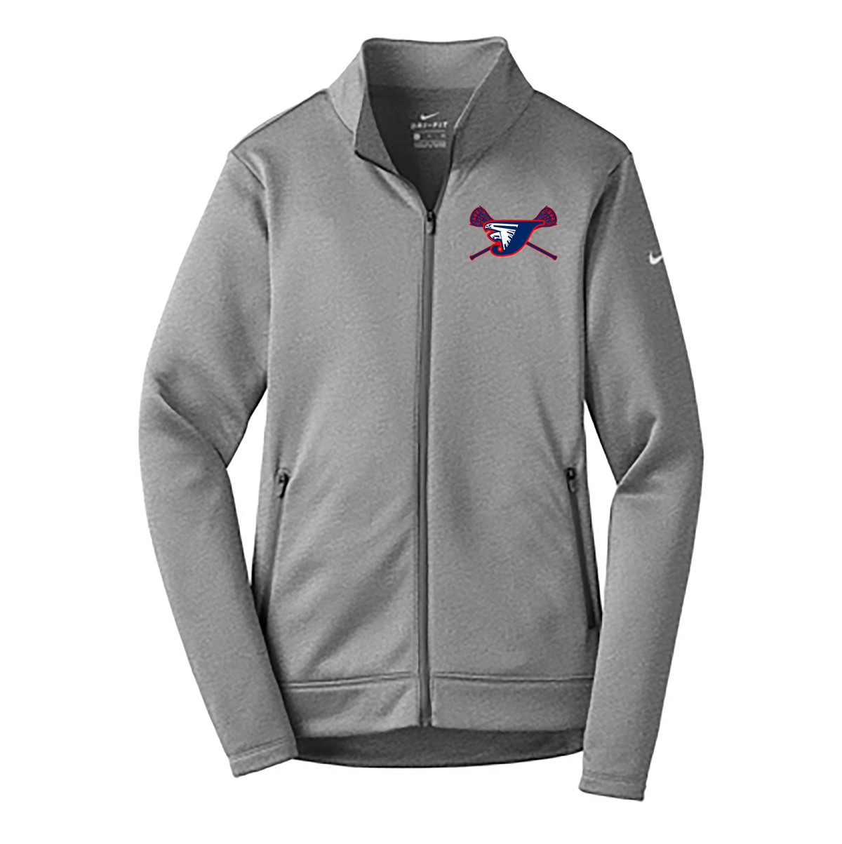 Jordan Falcons Girls Lacrosse Ladies Nike Therma-Fit Full Zip Fleece