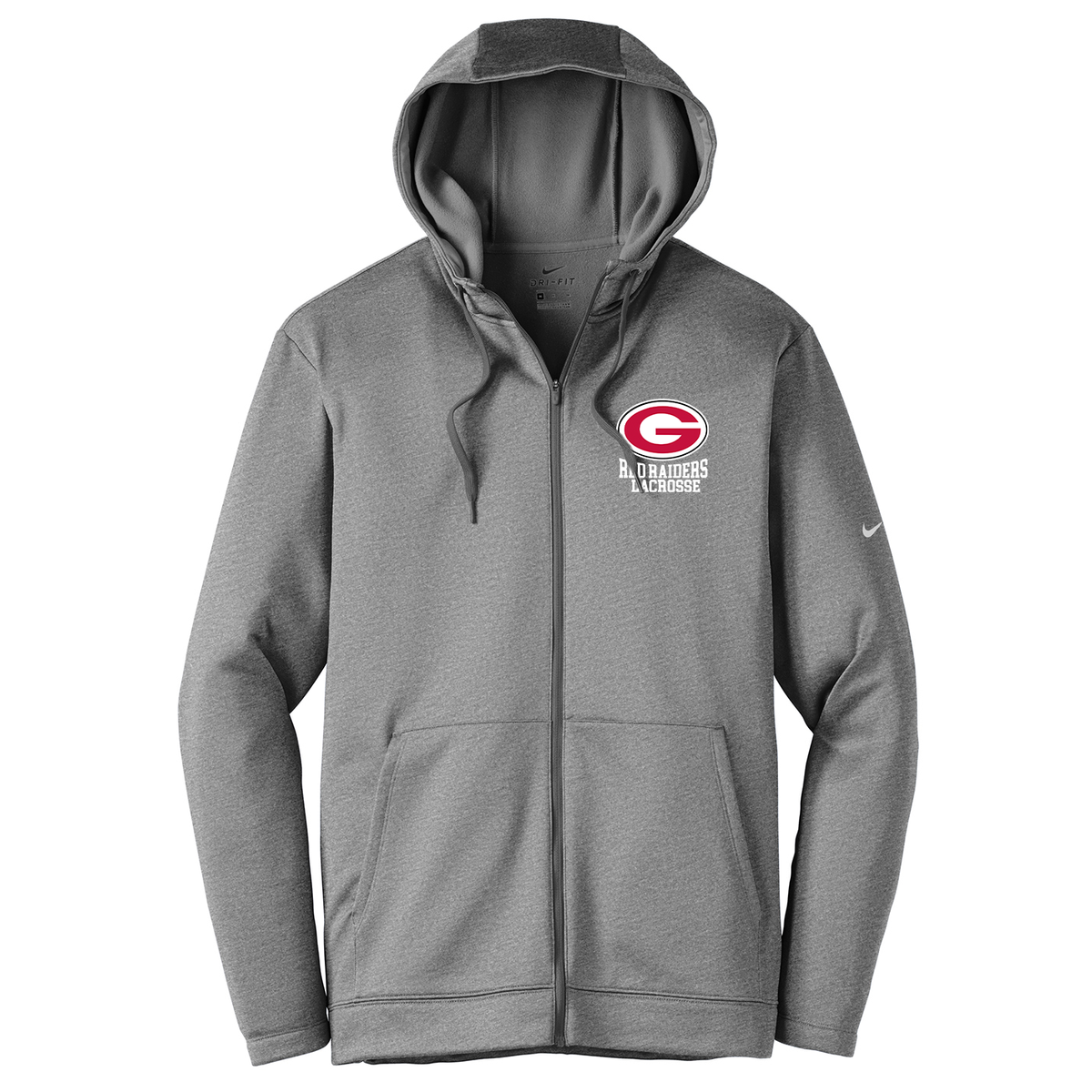 Greenville Lacrosse Nike Therma-FIT Full Zip Hoodie