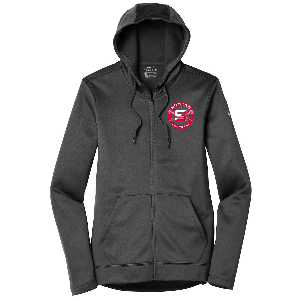 Somers Girls Lacrosse Nike Ladies Therma-FIT Full Zip Hoodie