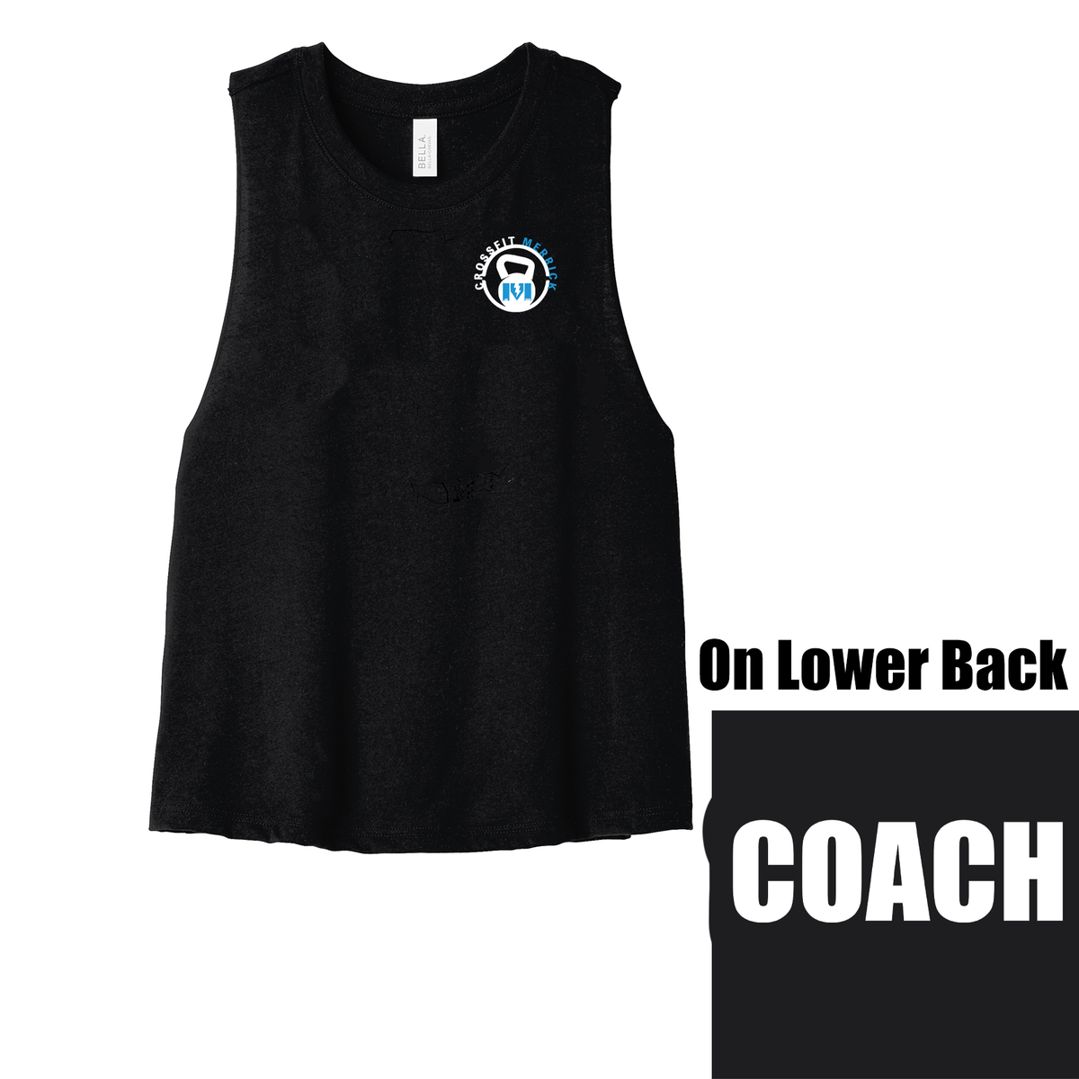 Merrick Crossfit Coaching Women’s Racerback Cropped Tank