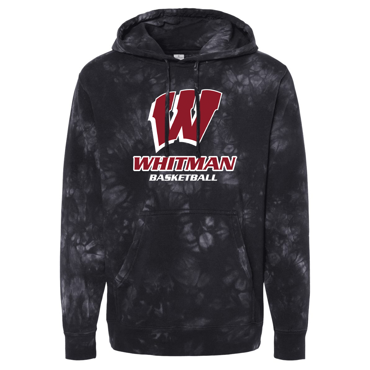 Whitman Basketball Independent Trading Co. Pigment-Dyed Hooded Sweatshirt