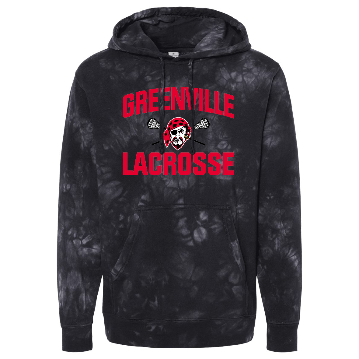 Greenville Lacrosse Independent Trading Co. Pigment-Dyed Hooded Sweatshirt