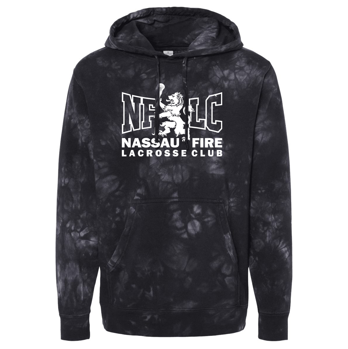 Nassau Fire Lacrosse Club Independent Trading Co. Pigment-Dyed Hooded Sweatshirt