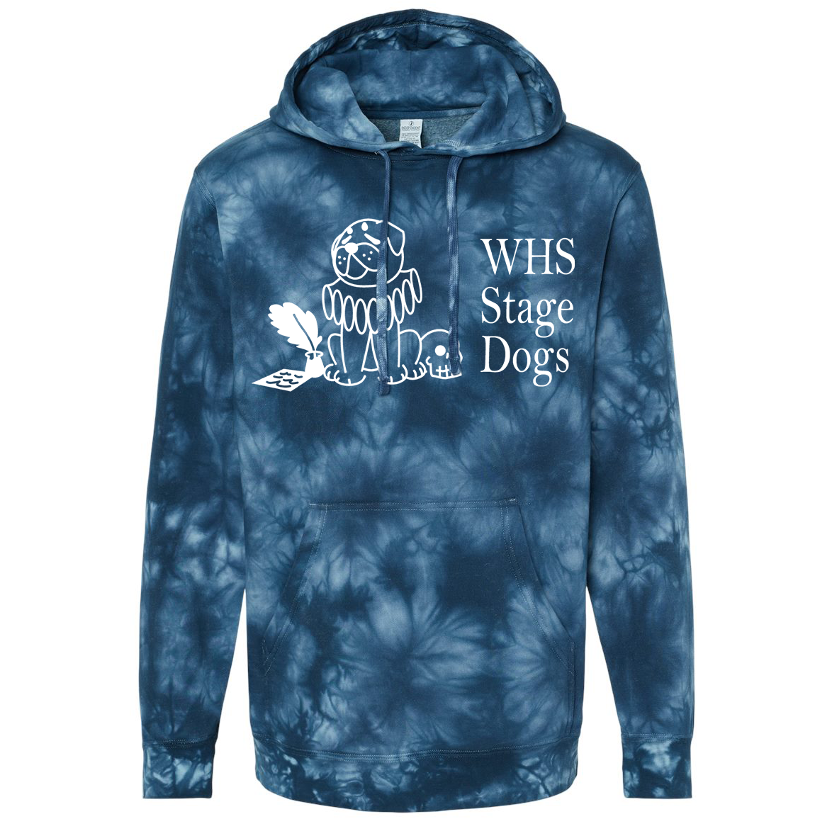 Westerly HS Drama Club Independent Trading Co. Pigment-Dyed Hooded Sweatshirt