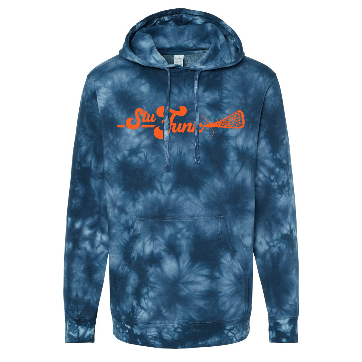 StuFunk Lacrosse Independent Trading Co. Pigment-Dyed Hooded Sweatshirt
