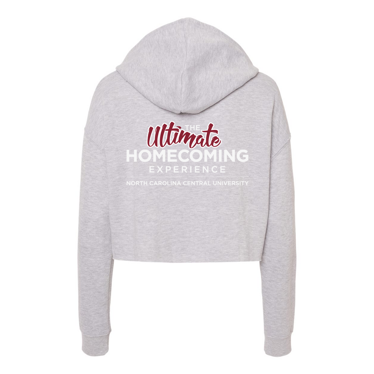 NC Central University Homecoming Independent Trading Co. Women’s Lightweight Cropped Hooded Sweatshirt