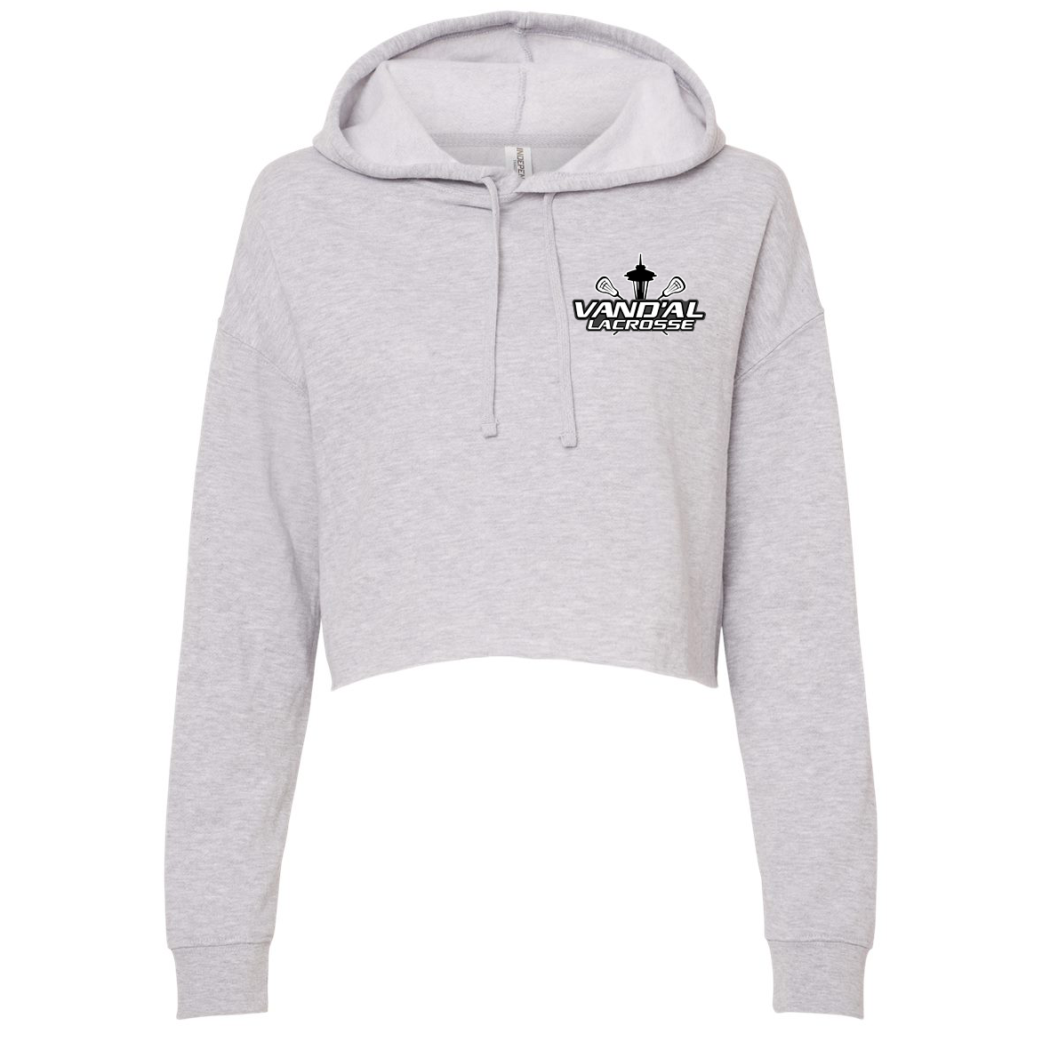 Vand'al Lacrosse Independent Trading Co. Women’s Lightweight Cropped Hooded Sweatshirt