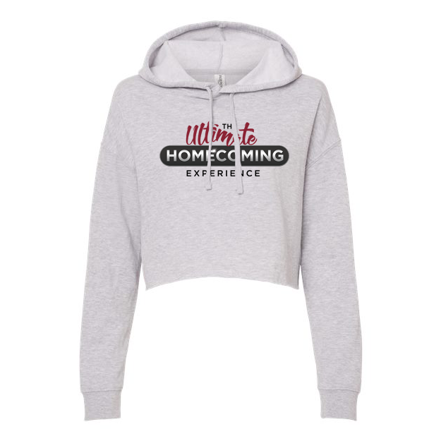 NC Central University Homecoming Independent Trading Co. Women’s Lightweight Cropped Hooded Sweatshirt