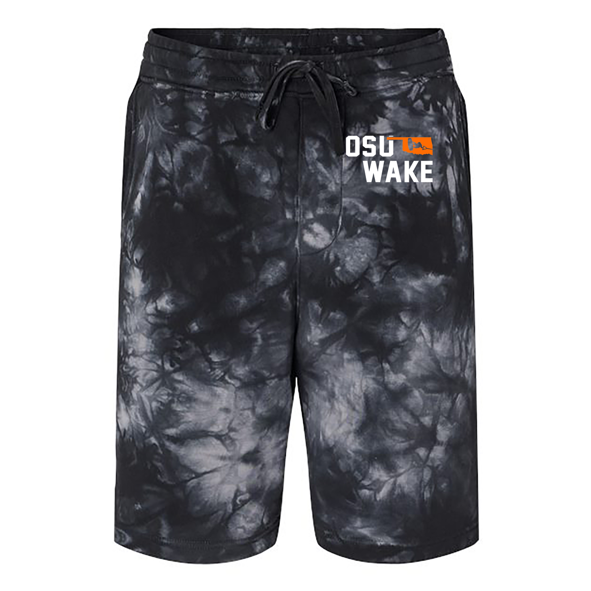OK State Wakeboarding Tie-Dyed Fleece Shorts