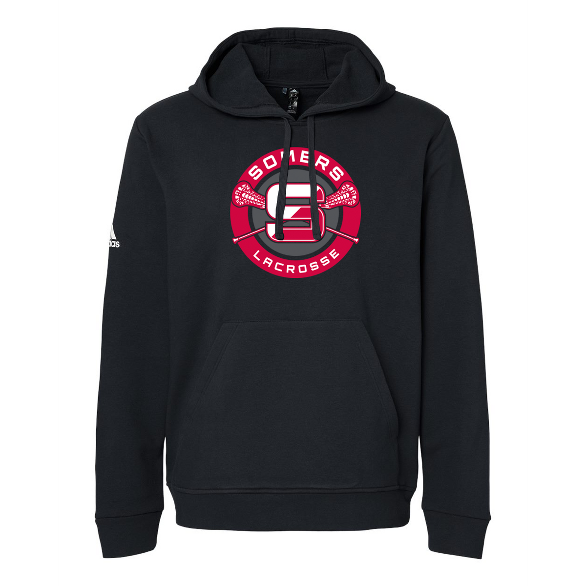 Somers Girls Lacrosse Adidas Fleece Hooded Sweatshirt