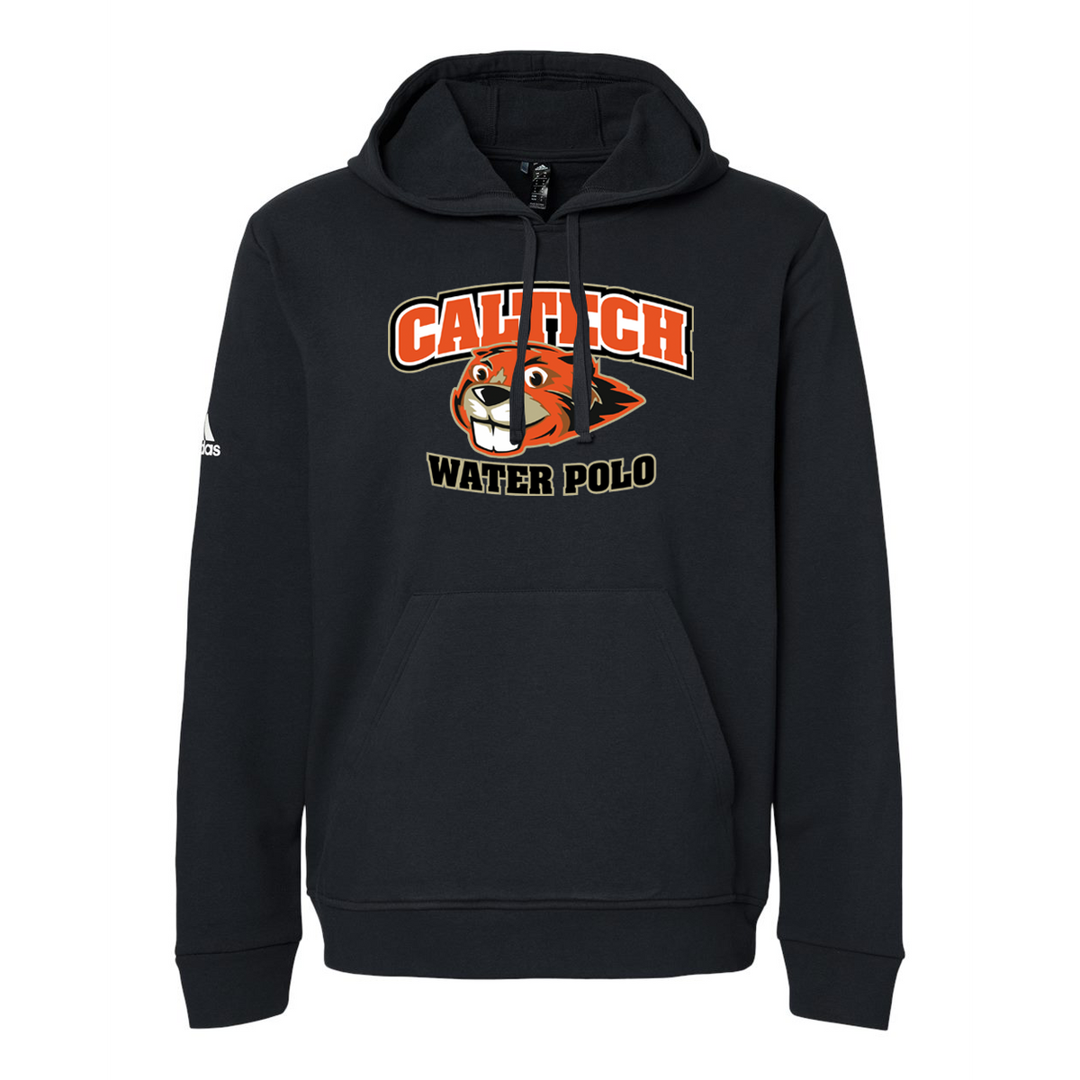 Caltech Water Polo Adidas Fleece Hooded Sweatshirt