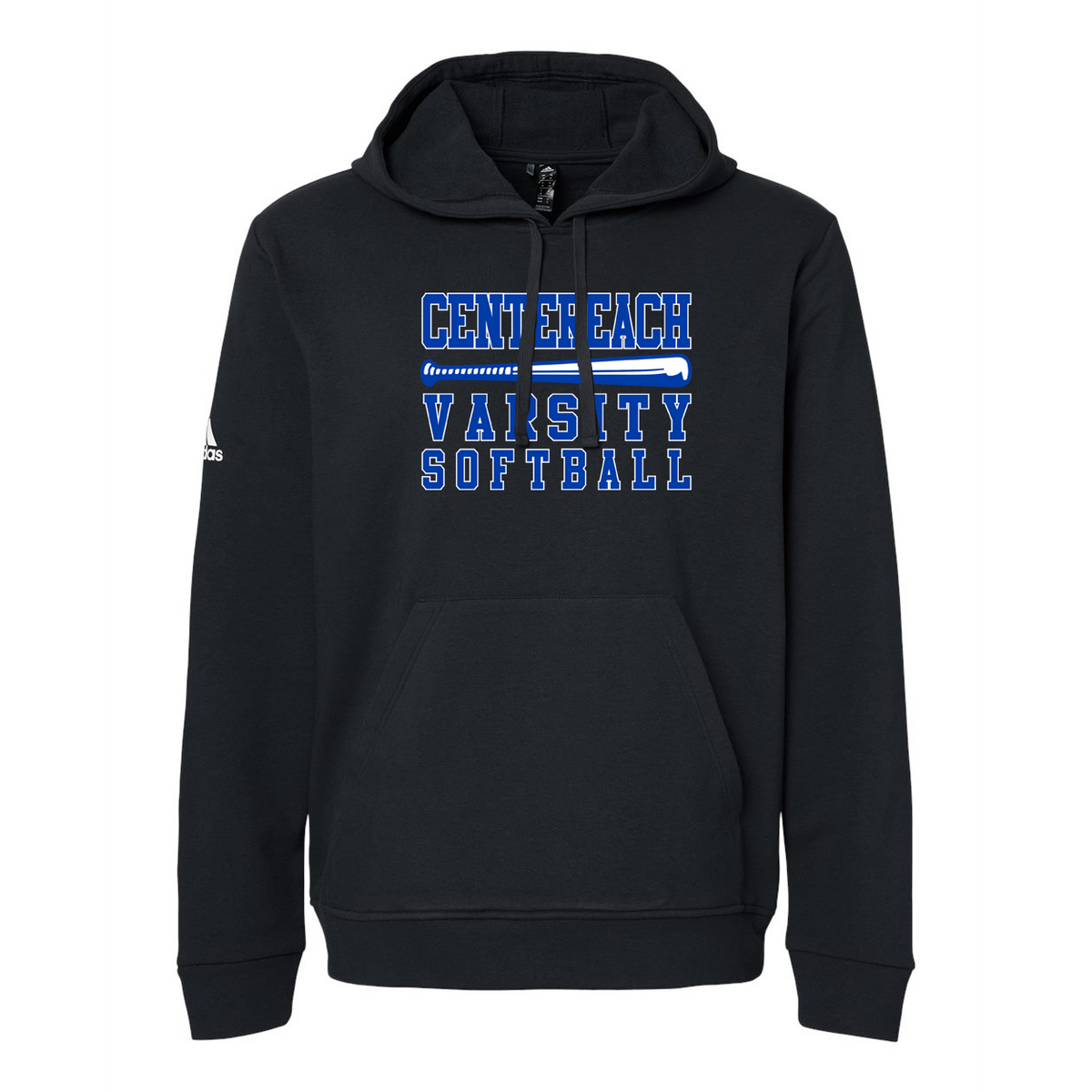 Centereach Varsity Softball Adidas Fleece Hooded Sweatshirt