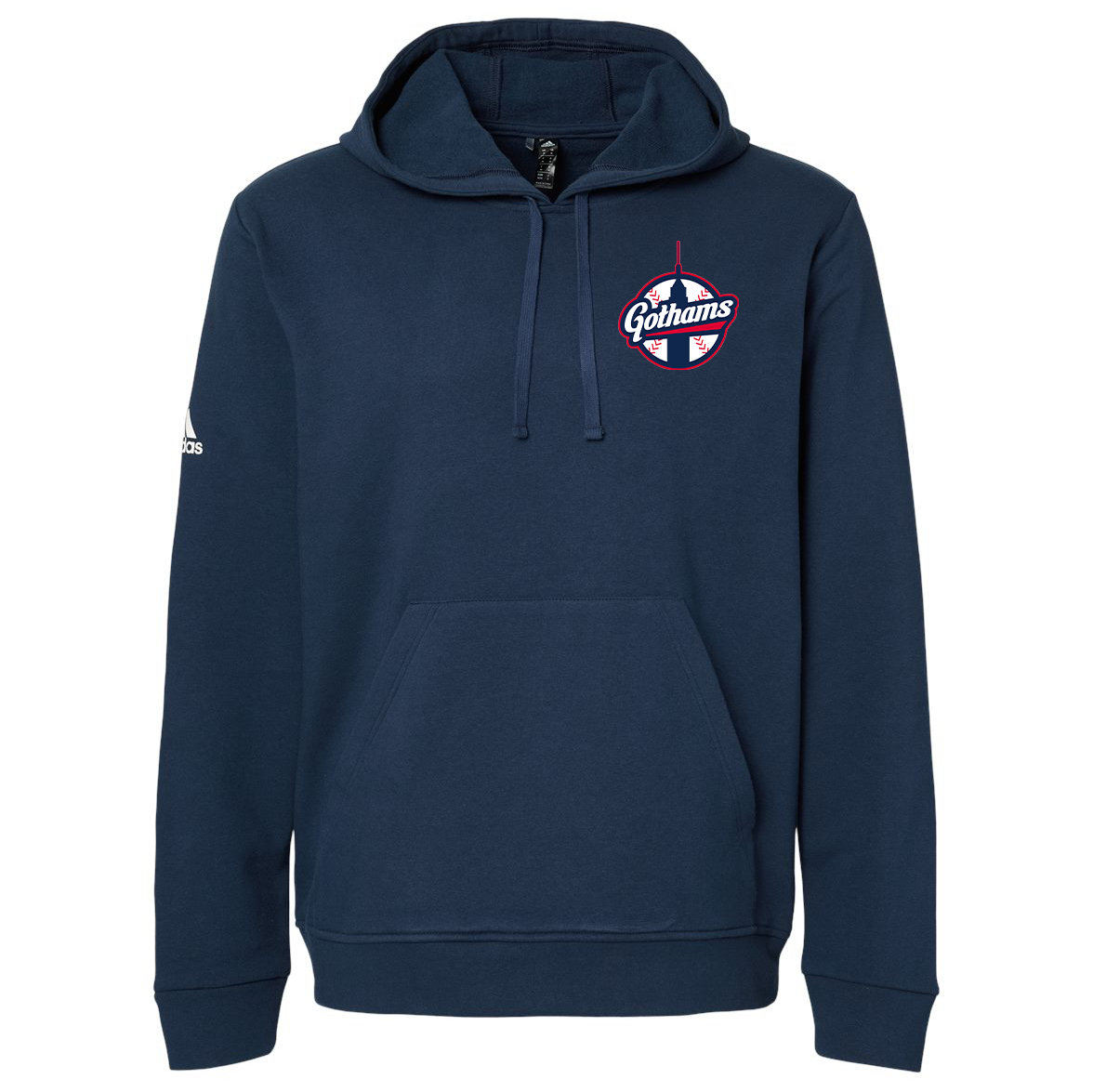 NY Gothams Baseball Adidas Fleece Hooded Sweatshirt