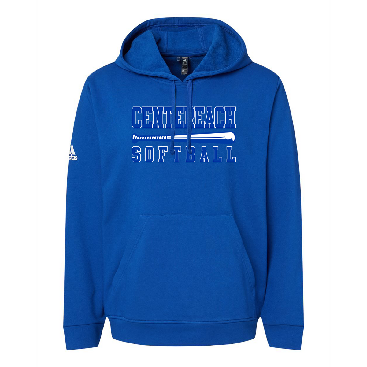 Centereach Softball Adidas Fleece Hooded Sweatshirt