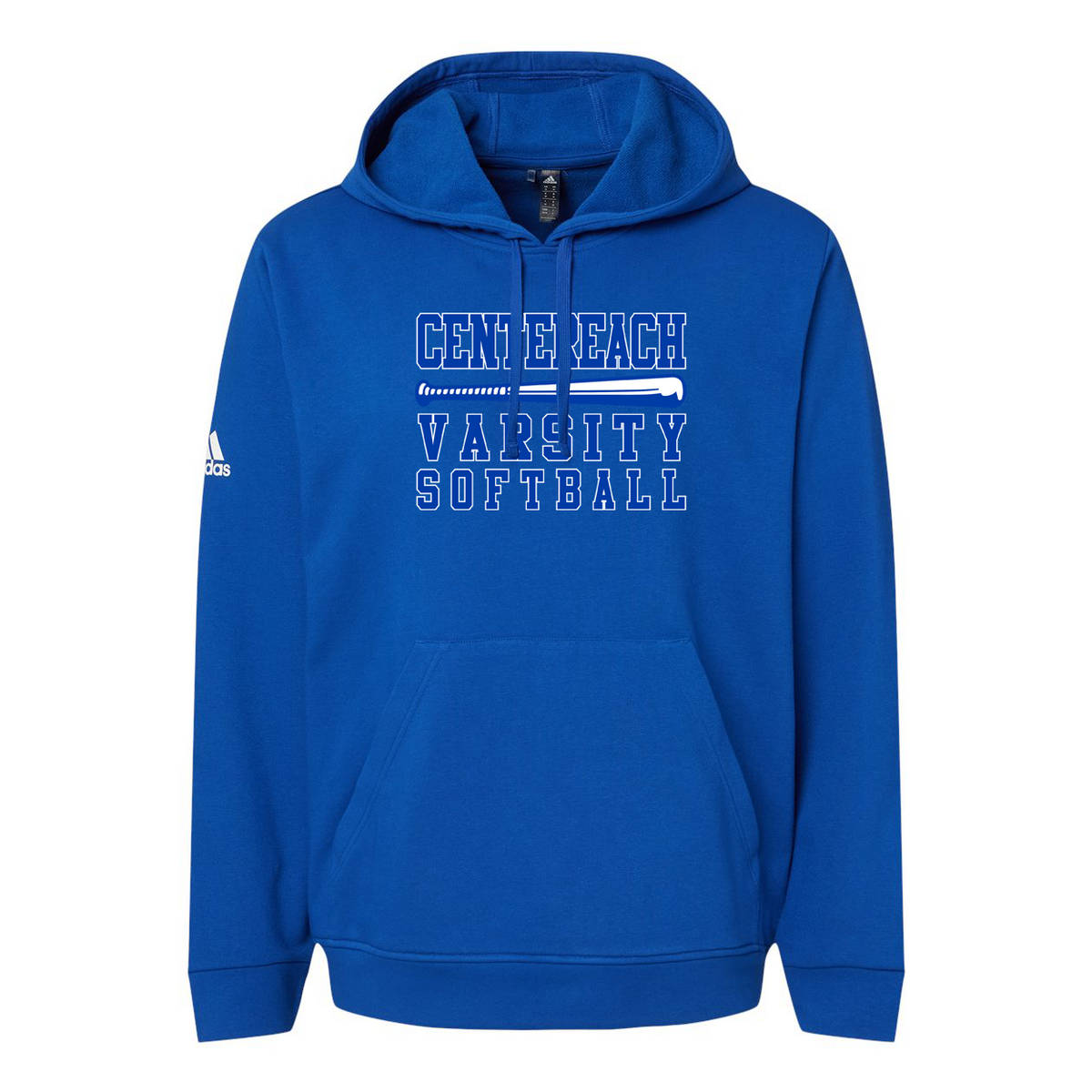 Centereach Varsity Softball Adidas Fleece Hooded Sweatshirt