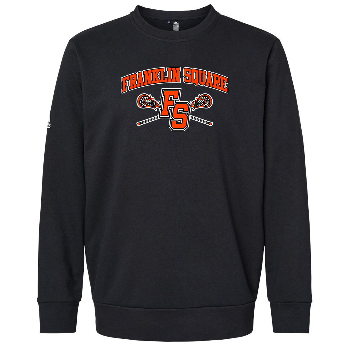 Franklin Square Lacrosse Adidas Fleece Crewneck Sweatshirt