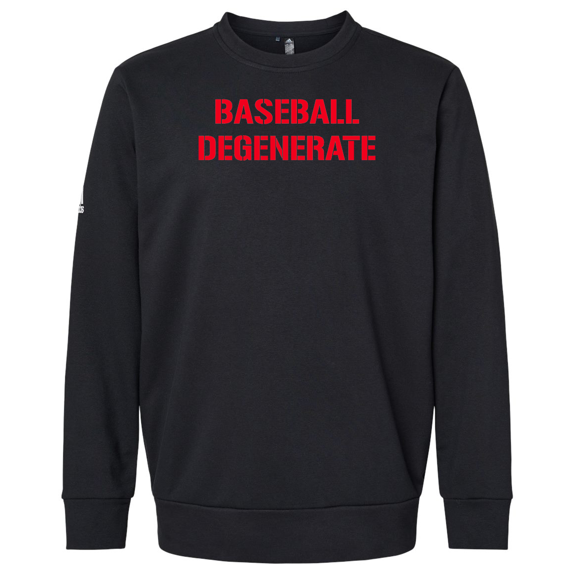 Common Sense Baseball Adidas Fleece Crewneck Sweatshirt