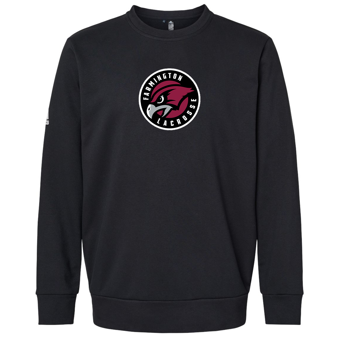 Farmington Lacrosse Adidas Fleece Crewneck Sweatshirt