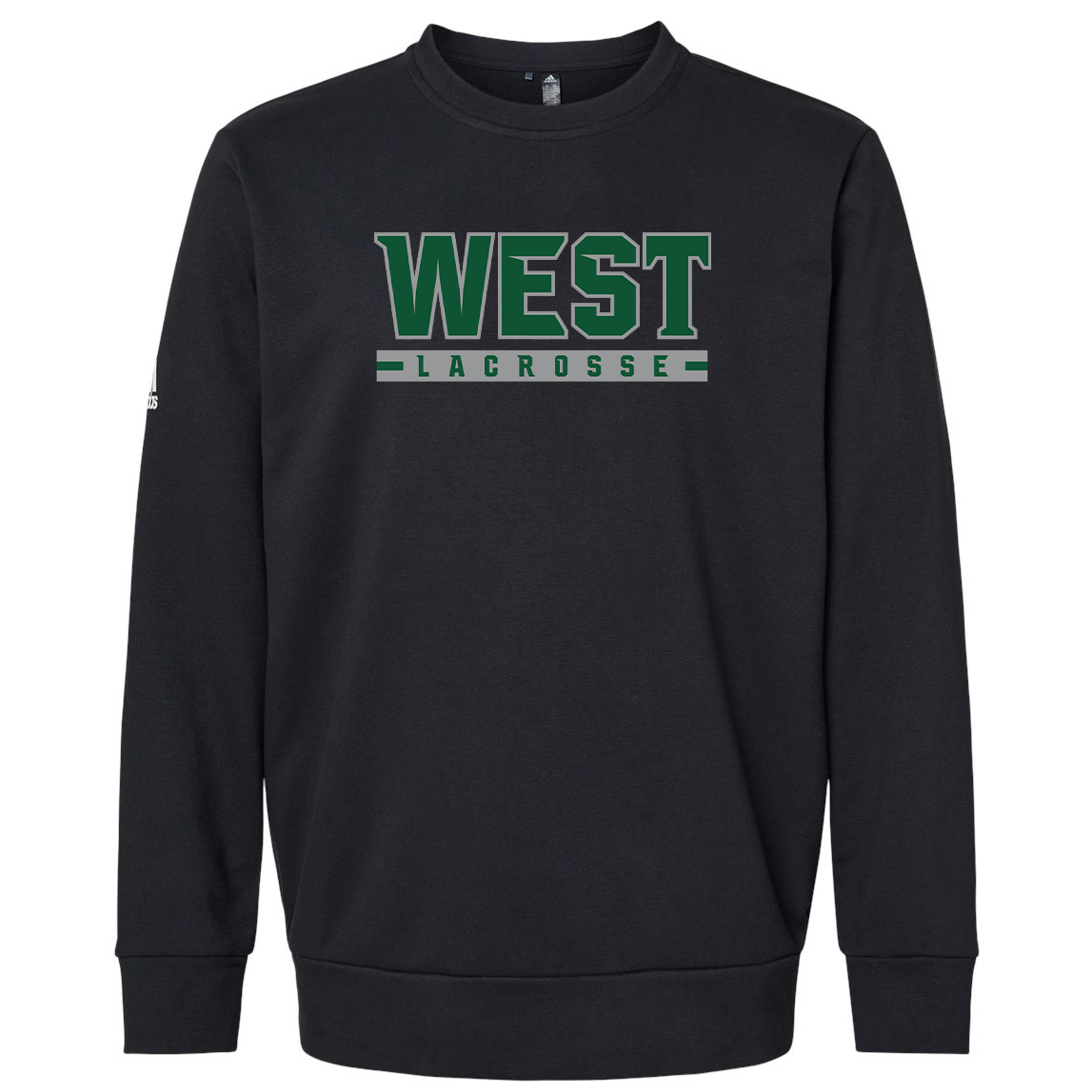 Glenbard West Lacrosse Adidas Fleece Crewneck Sweatshirt