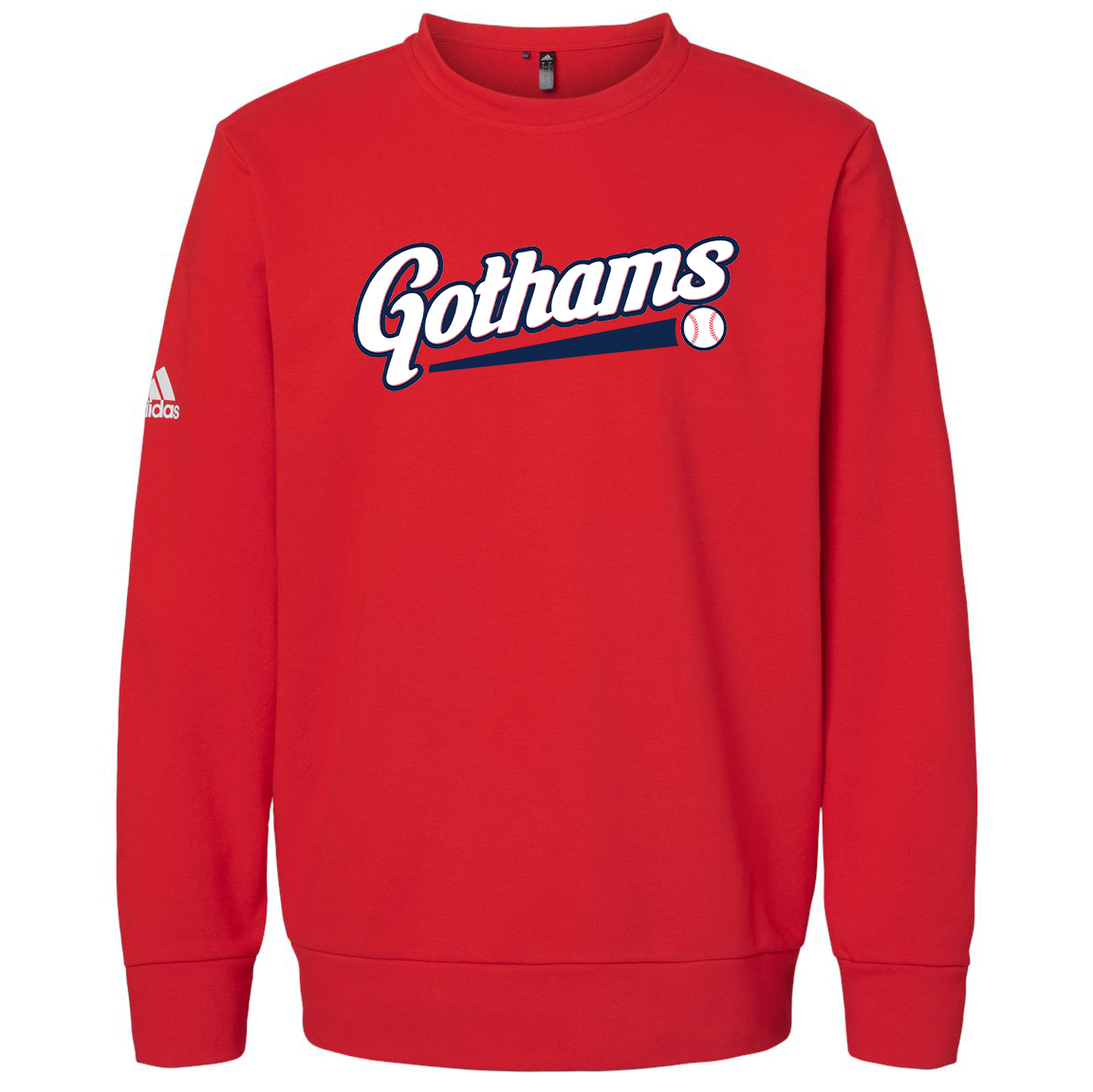 NY Gothams Baseball Adidas Fleece Crewneck Sweatshirt