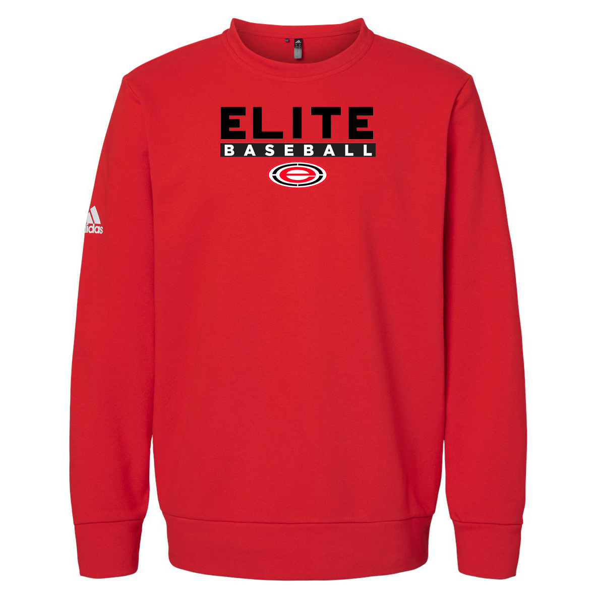 LI Elite Baseball Adidas Fleece Crewneck Sweatshirt