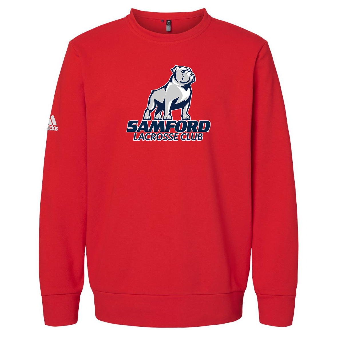 Samford University Lacrosse Club Adidas Fleece Crewneck Sweatshirt