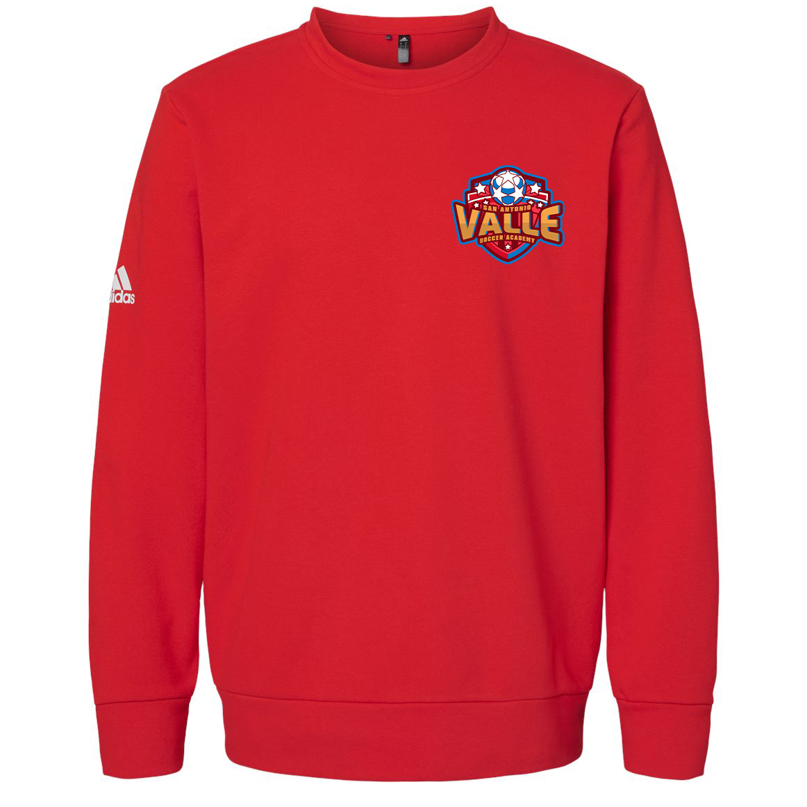Valle Soccer Academy Adidas Fleece Crewneck Sweatshirt