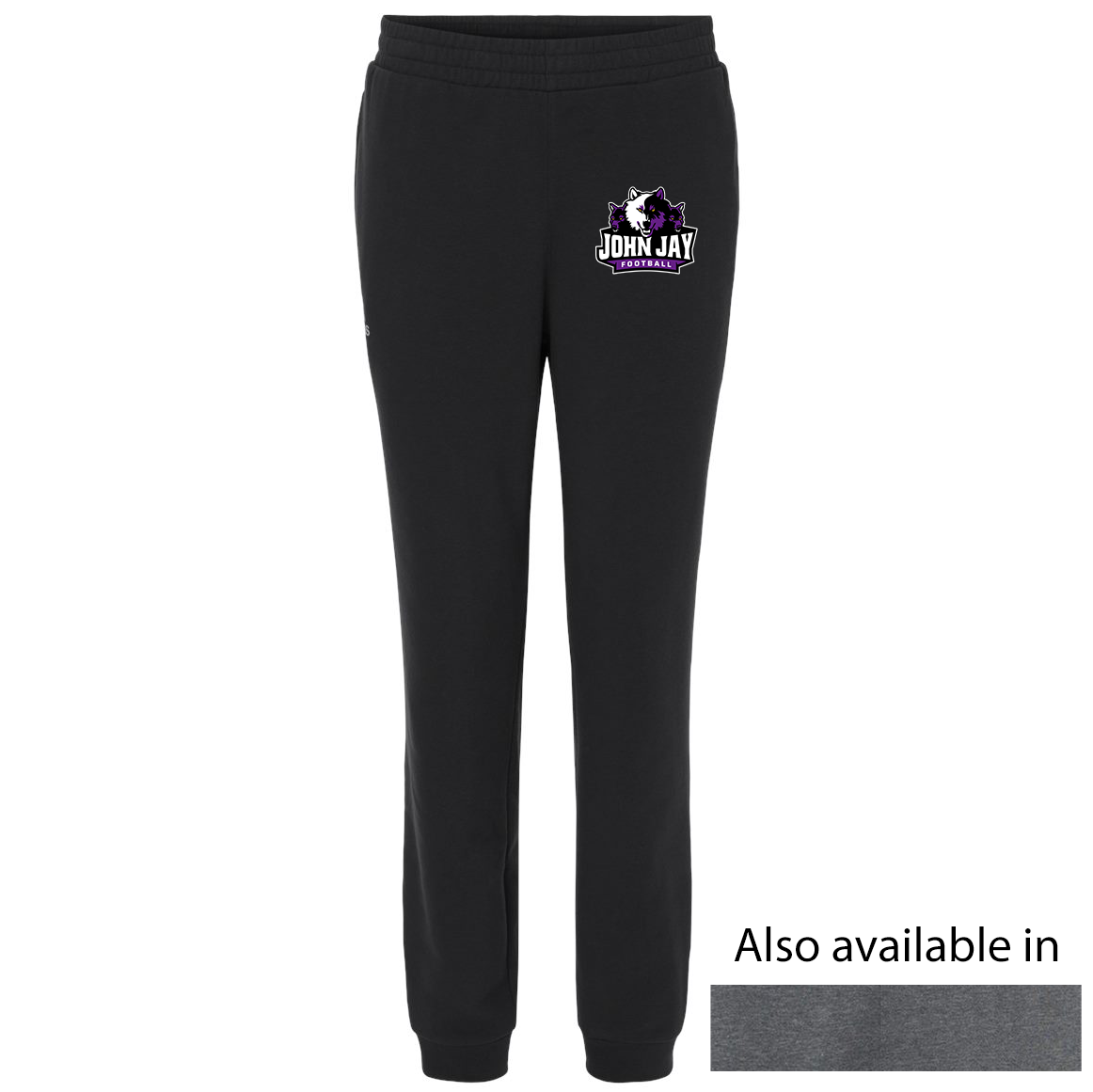 John Jay Wolves Football Adidas Fleece Joggers