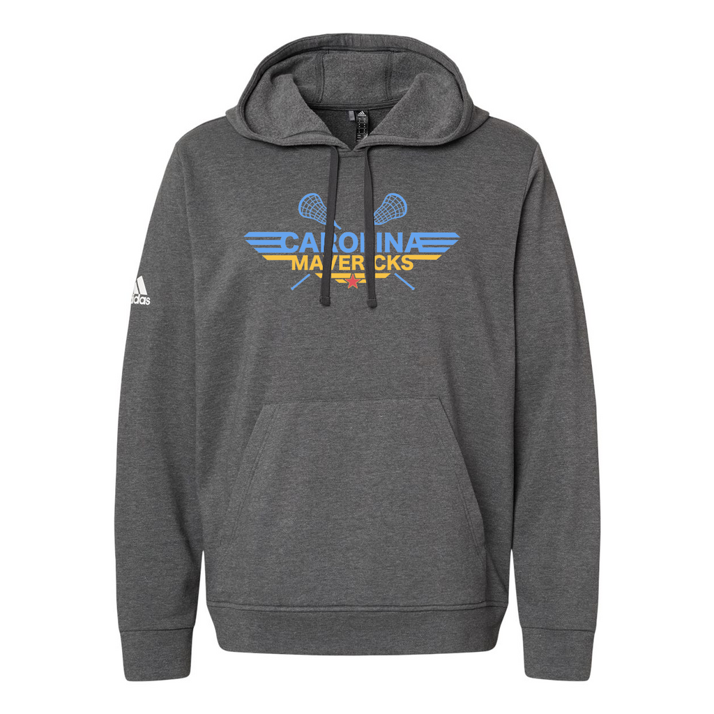 Carolina Maverick Lacrosse Adidas Fleece Hooded Sweatshirt