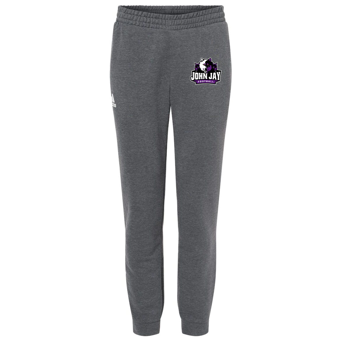 John Jay Wolves Football Adidas Fleece Joggers