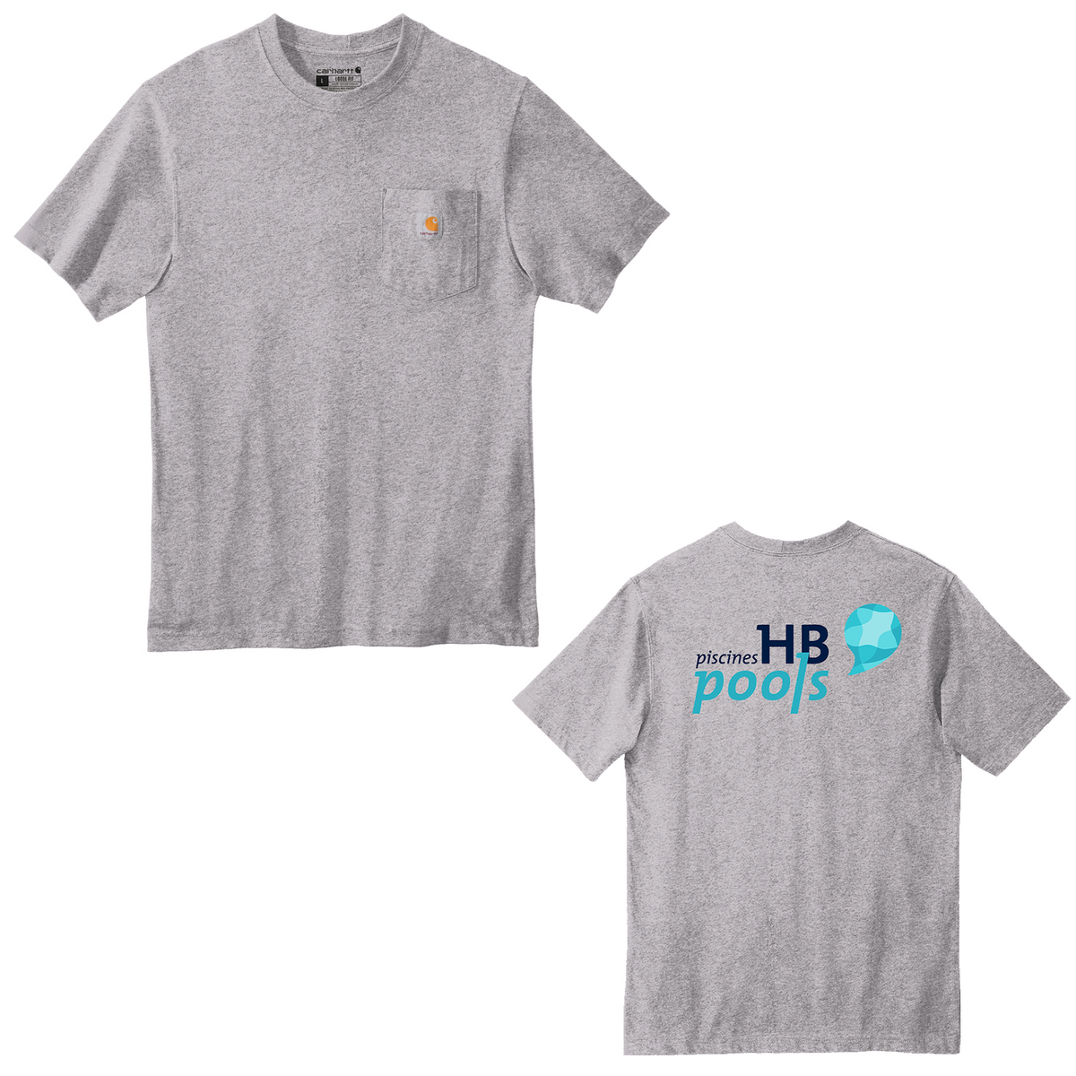 HB Pools Carhartt Pocket Short Sleeve Tee