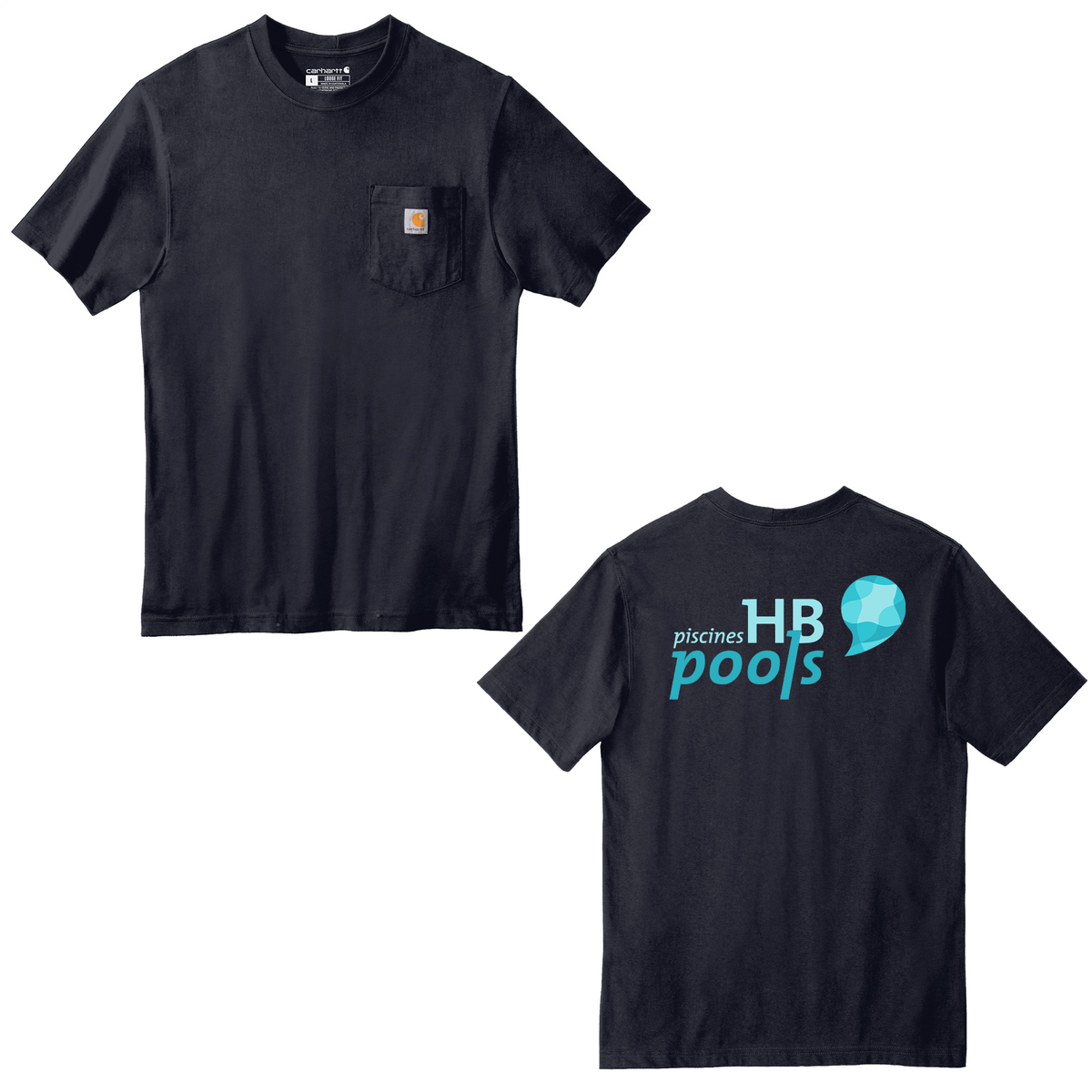 HB Pools Carhartt Pocket Short Sleeve Tee