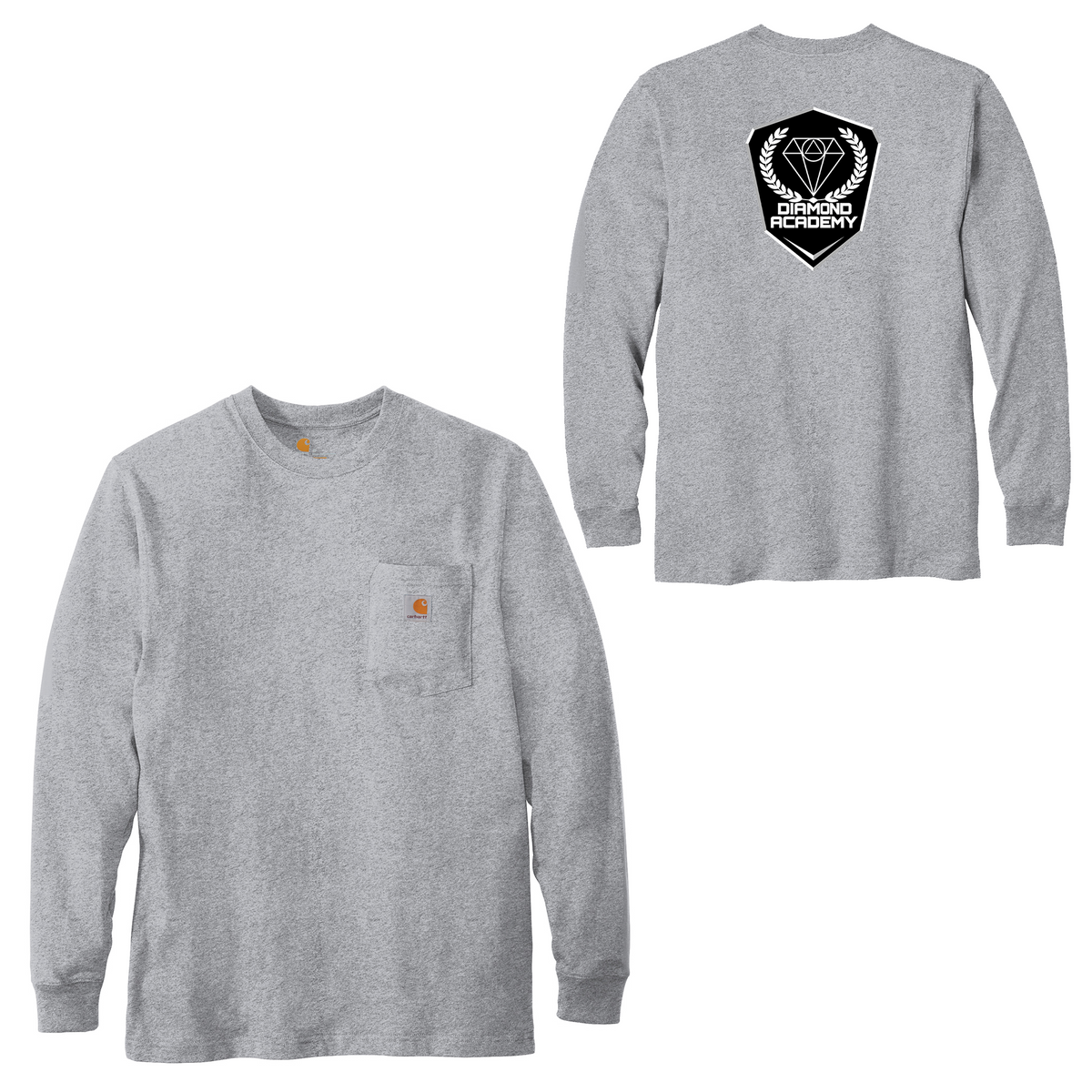 Diamond Academy Carhartt Pocket Long Sleeve Tee