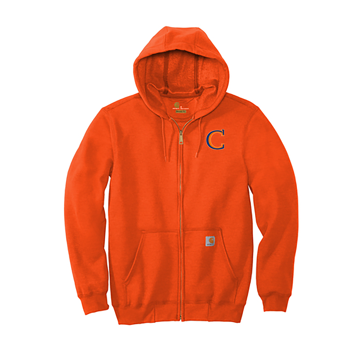 Blaze orange carhartt hoodie sale